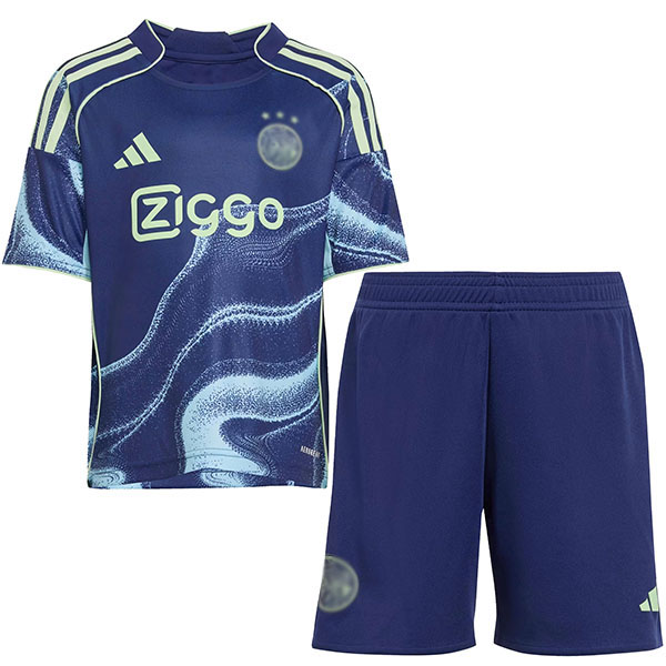 Ajx away kids kit childrens jersey 2025-2026