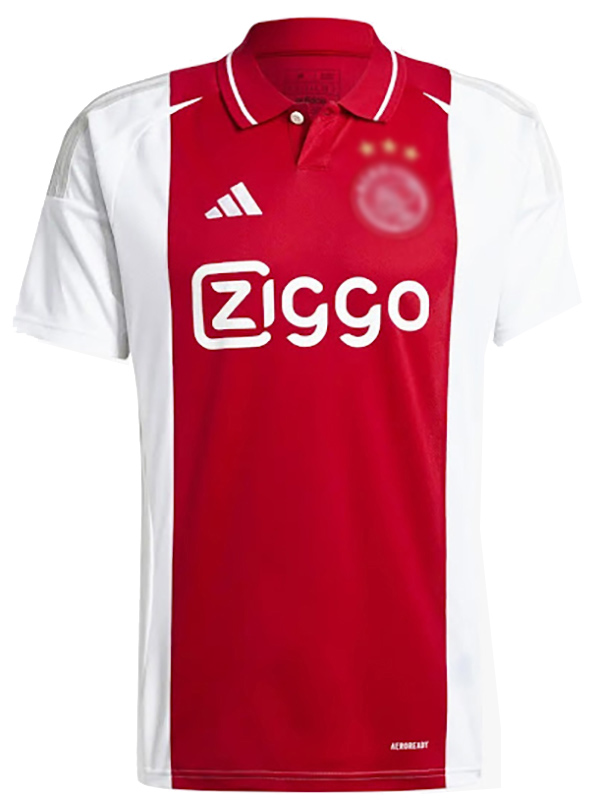 Ajx maillot domicile uniforme de football adulte kit de vêtements de sport pour hommes haut de football chemise 2024-2025