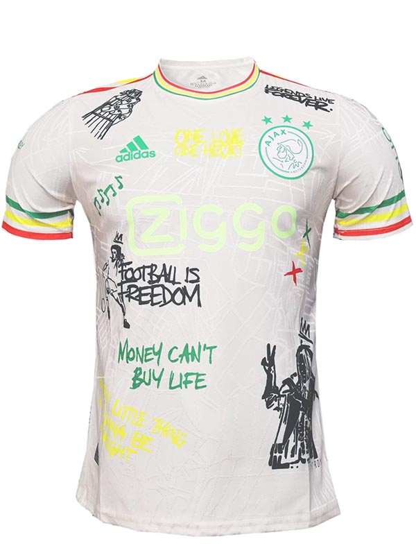Ajx maillot de football édition spéciale pour adulte uniforme de football blanc pour homme, tenue de sport haut 2025-2026