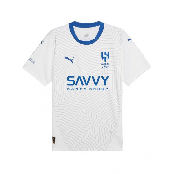 Al-Hilal Saudi FC maillot extérieur uniforme de football pour adulte maillot de sport pour homme deuxième kit de football 2024-2025