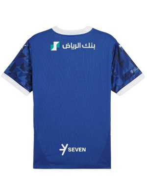 Al-Hilal Saudi FC maillot domicile uniforme de football adulte premier kit de football pour hommes haut maillot de sport 2024-2025