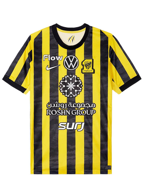AL-Ittihad maillot domicile uniforme de football homme premier kit de football de sport haut chemise 2025-2026