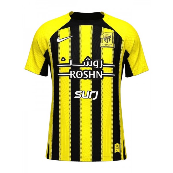 AL-Ittihad maillot domicile uniforme de football homme premier kit de football de sport haut chemise 2024-2025