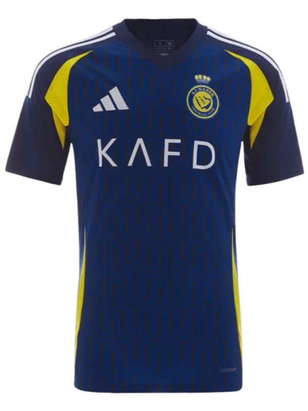 AL nassr maillot extérieur uniforme de football adulte hommes deuxième tenue de sport kit de football haut chemise 2024-2025