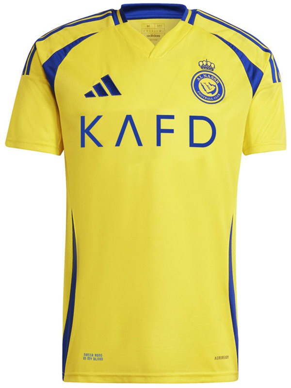 AL nassr maillot domicile uniforme de football adulte premier maillot de football sportswear pour hommes 2024-2025