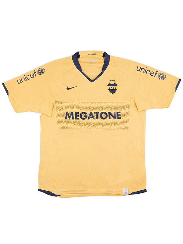 Boca Juniors maillot rétro extérieur uniforme de football vintage pour adulte deuxième maillot de football de sport pour homme 2007-2008