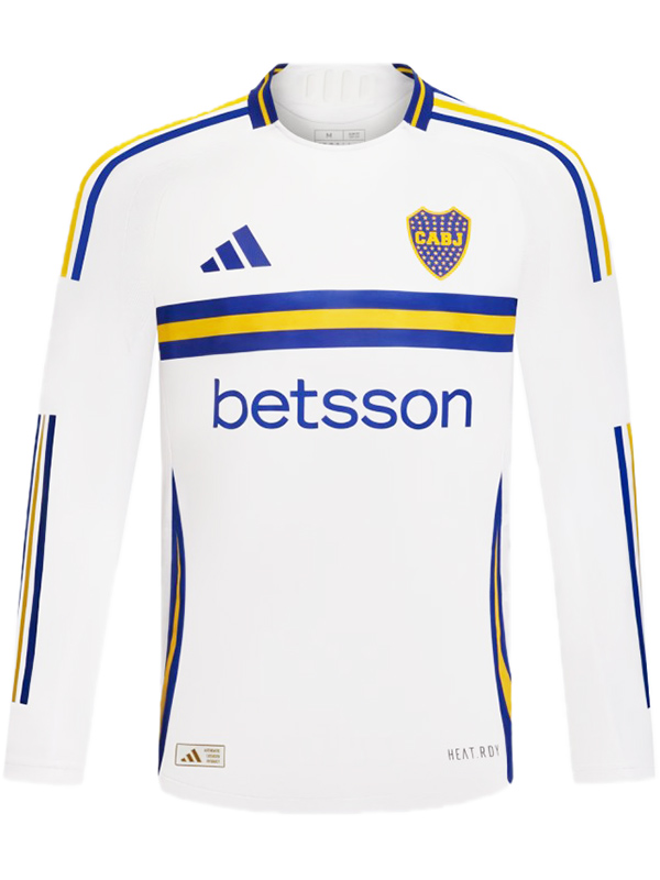 Boca Juniors maillot à manches longues extérieur uniforme de football adulte hommes deuxième tenue de sport kit de football haut chemise 2024-2025