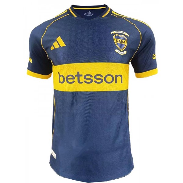 Boca Juniors maillot domicile uniforme de football pour adulte premier maillot de football pour homme 2025-2026