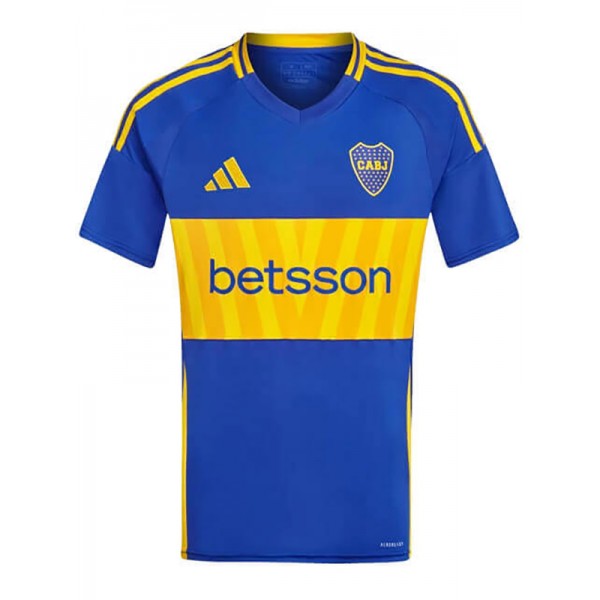 Boca Juniors maillot de football authentique à domicile de pour hommes premier kit de football de sport haut 2024-2025