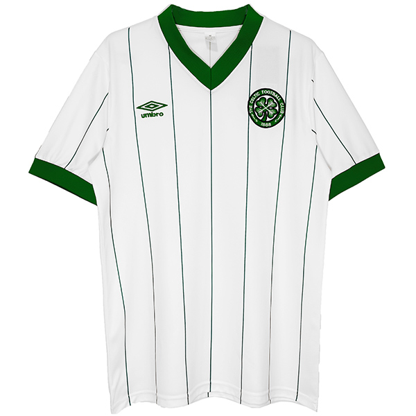 Celtic loin maillot rétro match de football hommes deuxième sportswear football hauts chemise de sport 1984-1986