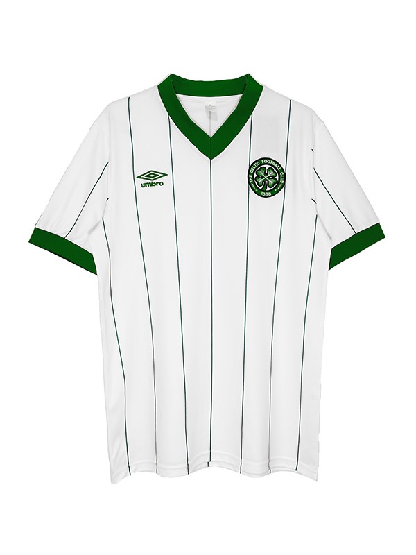 Celtic loin maillot rétro match de football hommes deuxième sportswear football hauts chemise de sport 1984-1986