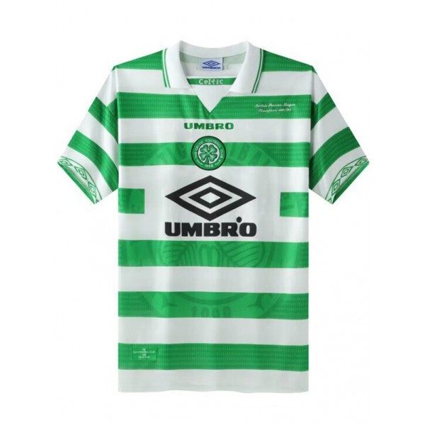 Maillot domicile Celtic Home Retro Jersey Men's 1st Soccer Sportwear Football Shirt 1997-1999