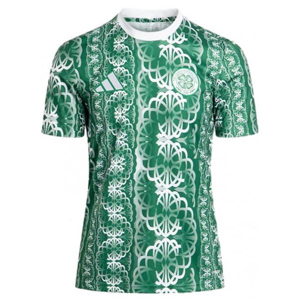 Celtic maillot d'entraînement d'avant-match uniforme de football vert kit de football pour hommes hauts chemise de sport 2024-2025