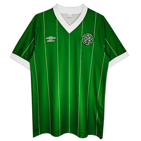 Celtic troisième maillot rétro match de football hommes 3e sportswear football hauts chemise de sport 1984-1986