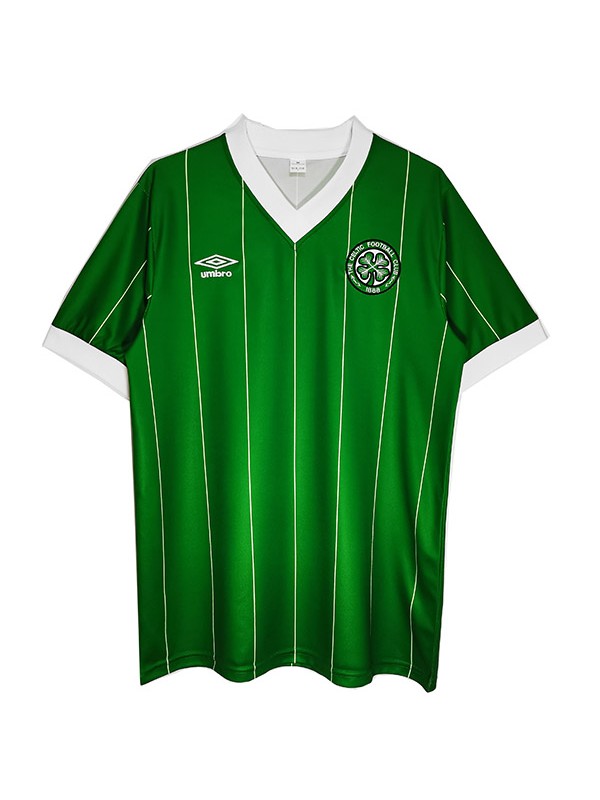 Celtic troisième maillot rétro match de football hommes 3e sportswear football hauts chemise de sport 1984-1986