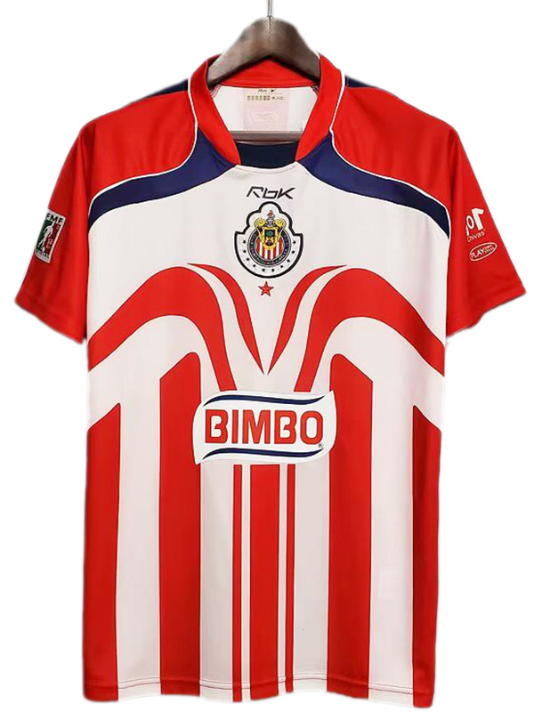 Chivas maillot rétro domicile uniforme de football premier maillot de sport de kit de football pour hommes 2006-2007
