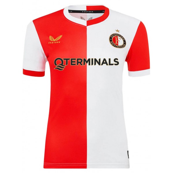 Feyenoord maillot domicile de football pour adulte uniforme de football pour homme première tenue de sport haut 2025-2026