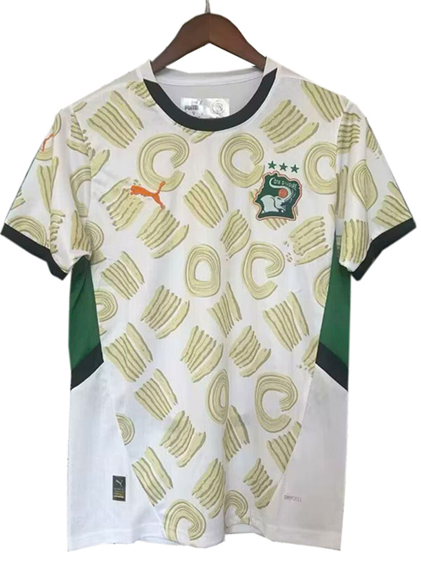 Ivory Coast maillot extérieur uniforme de football pour hommes deuxième kit de football haut de sport chemise 2024-2025