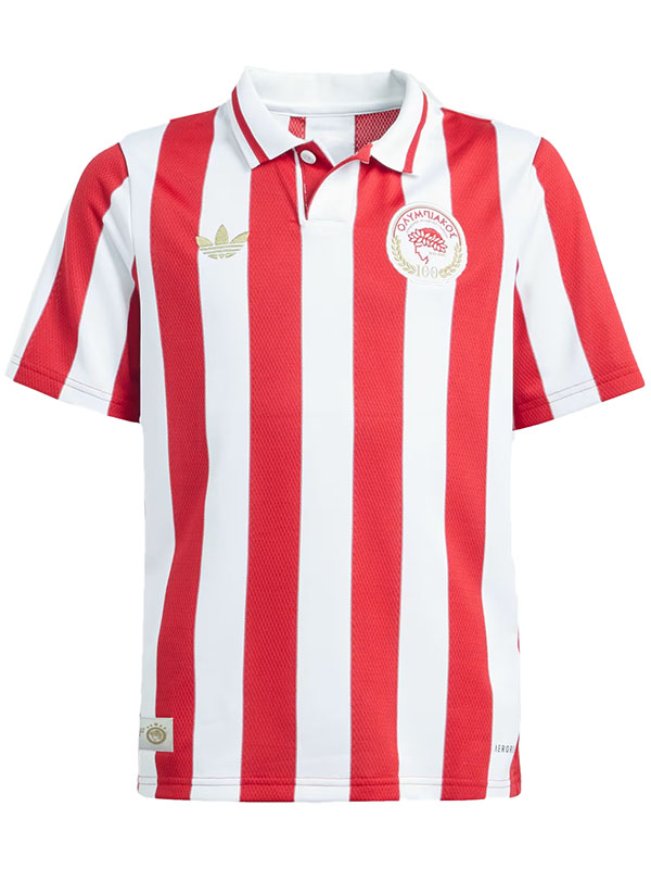 Olympiacos FC anniversaire édition spéciale maillot adulte football uniforme homme football kit tops chemise de sport 2025-2026
