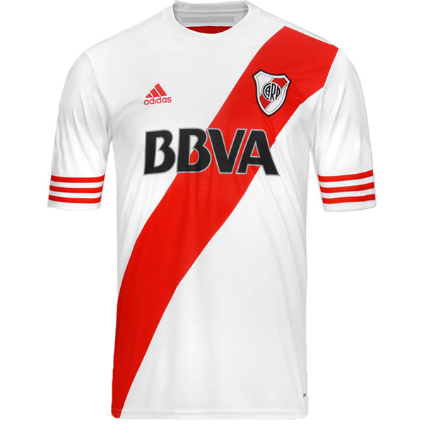 River plate domicile maillot rétro uniforme de football première chemise de football pour hommes 2015-2016