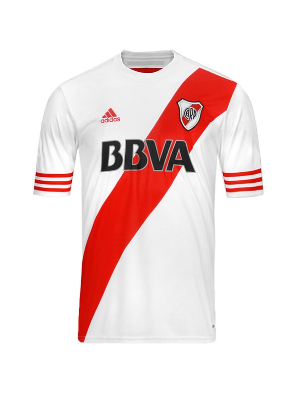 River plate domicile maillot rétro uniforme de football première chemise de football pour hommes 2015-2016