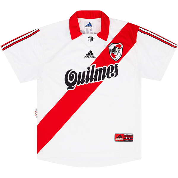 River Plate maillot rétro domicile premier uniforme de football kit de football pour hommes chemise haute 1998-1999