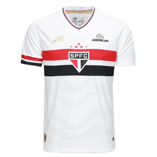 São Paulo maillot domicile adulte premier uniforme hommes football vêtements de sport hauts de football chemise de sport 2025-2026
