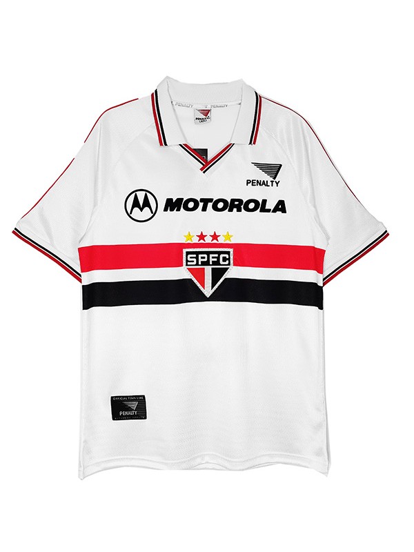 São Paulo maillot rétro domicile premier uniforme de football pour hommes en tête maillot de football sport 2000-2001