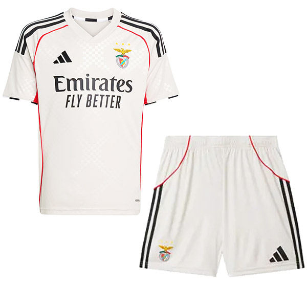 Benfica away kids kit childrens jersey 2025-2026
