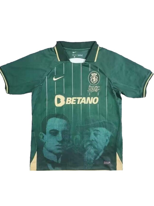 Sporting CP maillot de Lisbonne uniforme de football vêtements de sport verts pour hommes kit de football hauts chemise de sport 2024-2025