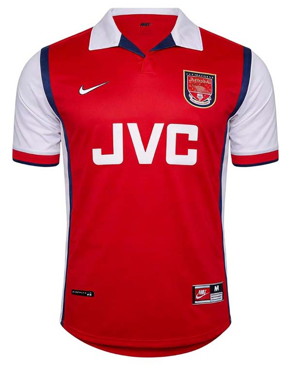 Arsenal home jersey mens retro shirt 1998-1999