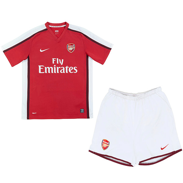 Arsenal home kids kit children retro jersey 2008-2009
