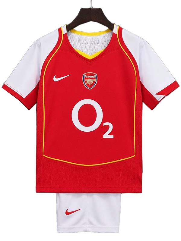 Arsenal home kids kit childrens retro jersey 2004-2005