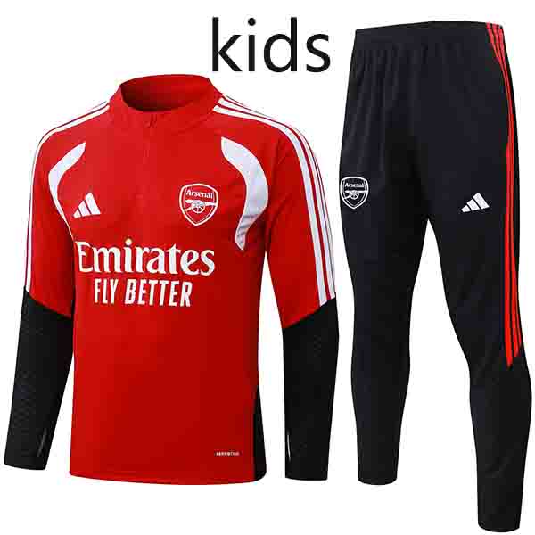 Arsenal kids tracksuit children red training kit 2026-2027
