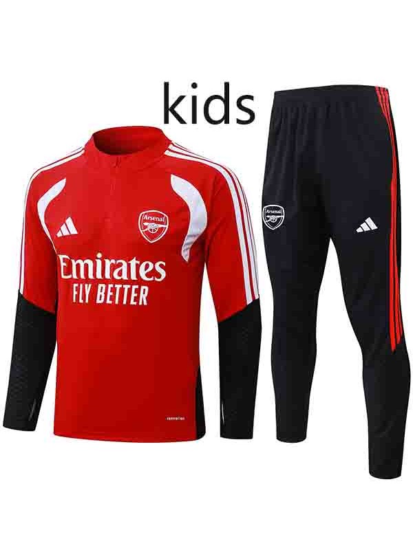 Arsenal kids tracksuit children red training kit 2026-2027
