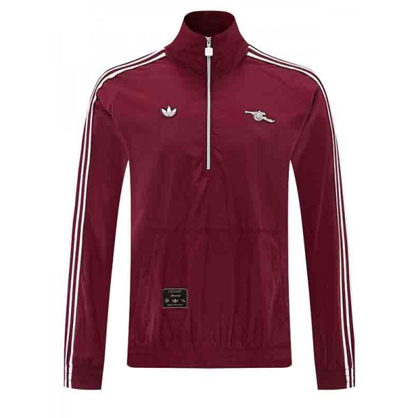 Arsenal windbreaker jacket mens maroon tracksuit 2026-2027
