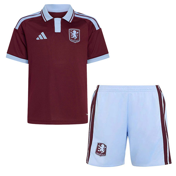 Aston Villa home kids kit 2026-2027