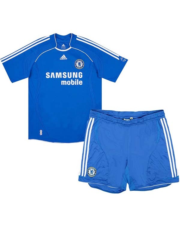 Chelsea home kids kit childrens retro jersey 2006-2007