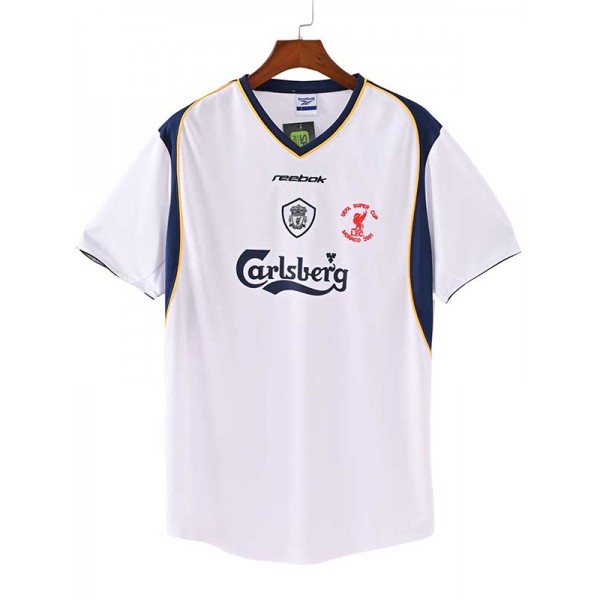 Liverpool away jersey mens retro shirt 2001-2002