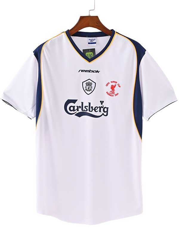 Liverpool away jersey mens retro shirt 2001-2002