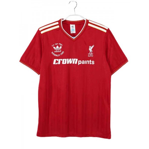 Liverpool home jersey mens retro shirt 1986-1987
