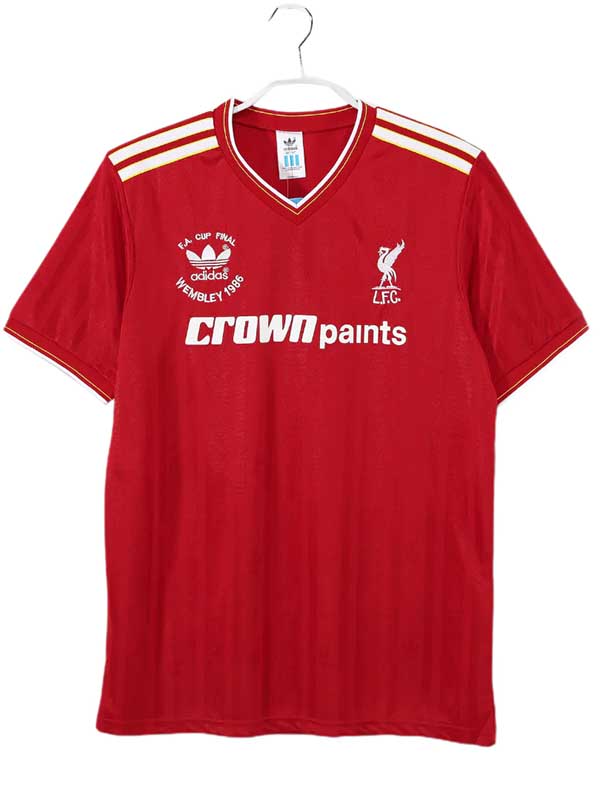 Liverpool home jersey mens retro shirt 1986-1987