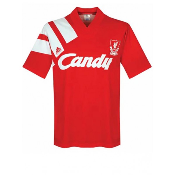 Liverpool home jersey mens retro shirt 1991-1992