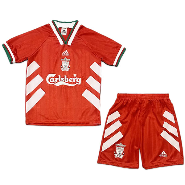 Liverpool home kids kit children retro jersey 1993-1994