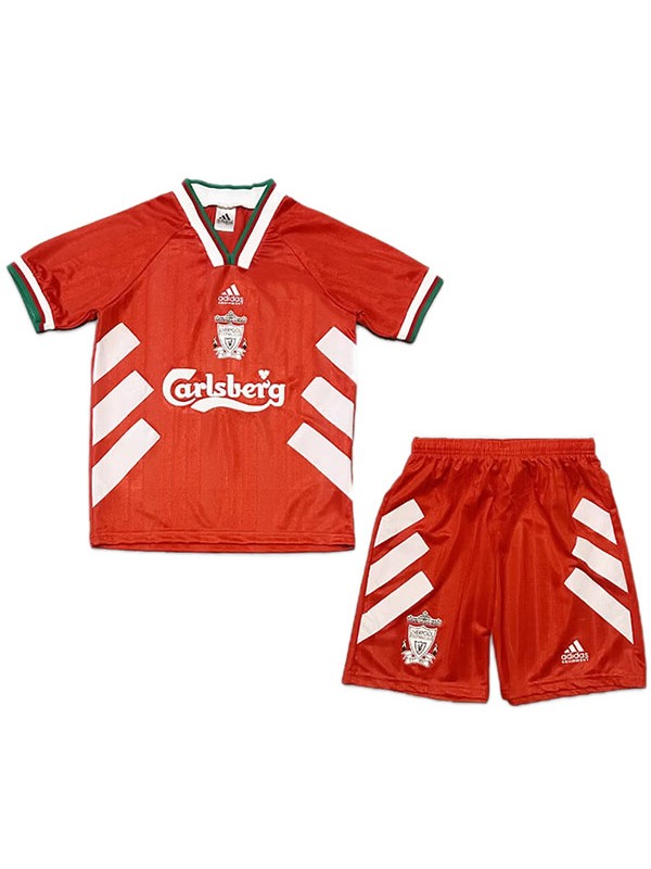 Liverpool home kids kit children retro jersey 1993-1994