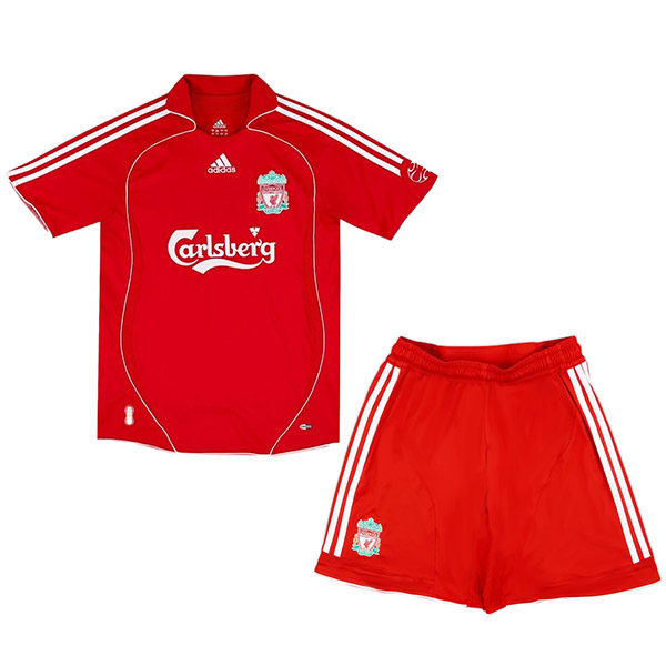 Liverpool home kids kit children retro jersey 2006-2008