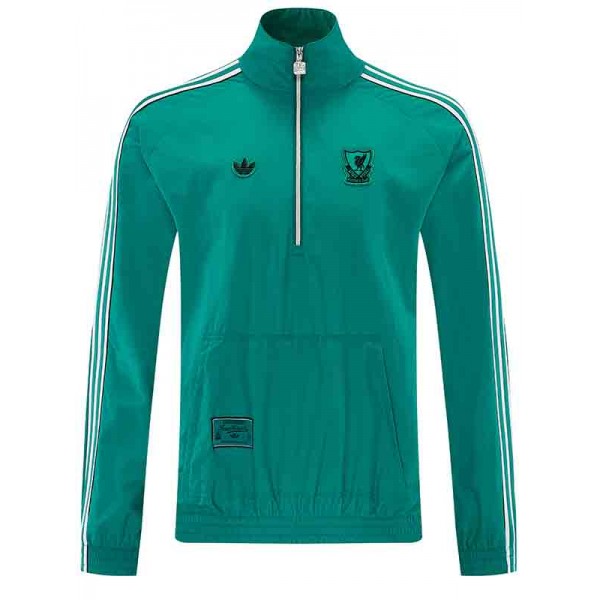 Liverpool windbreaker jacket mens green training tracksuit 2026-2027