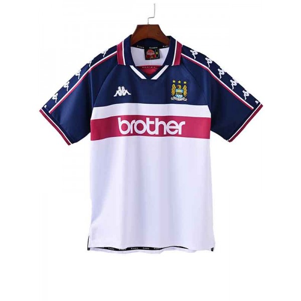 Manchester city away jersey mens retro shirt 1997-1998