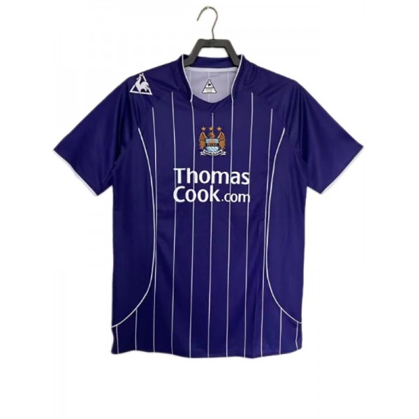 Manchester city away jersey mens retro shirt 2007-2008