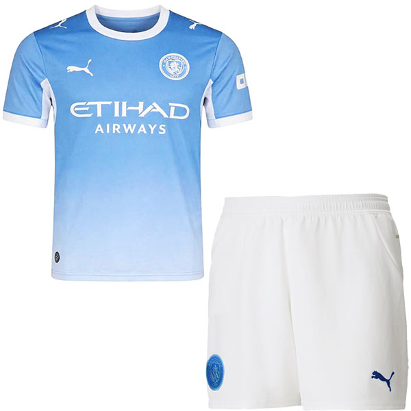Manchester city home kids kit childrens jersey 2026-2027